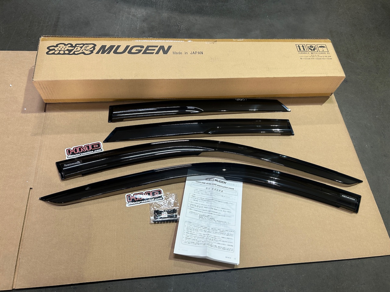 MUGEN Ventilated Window Visor Set for 2022 Civic, FL5 TypeR MUGEN Ventilated Window Visor Set for 2022 Civic, FL5 TypeR