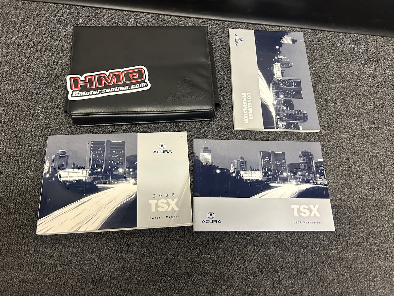 2006 Acura TSX OEM owners Manual with pouch