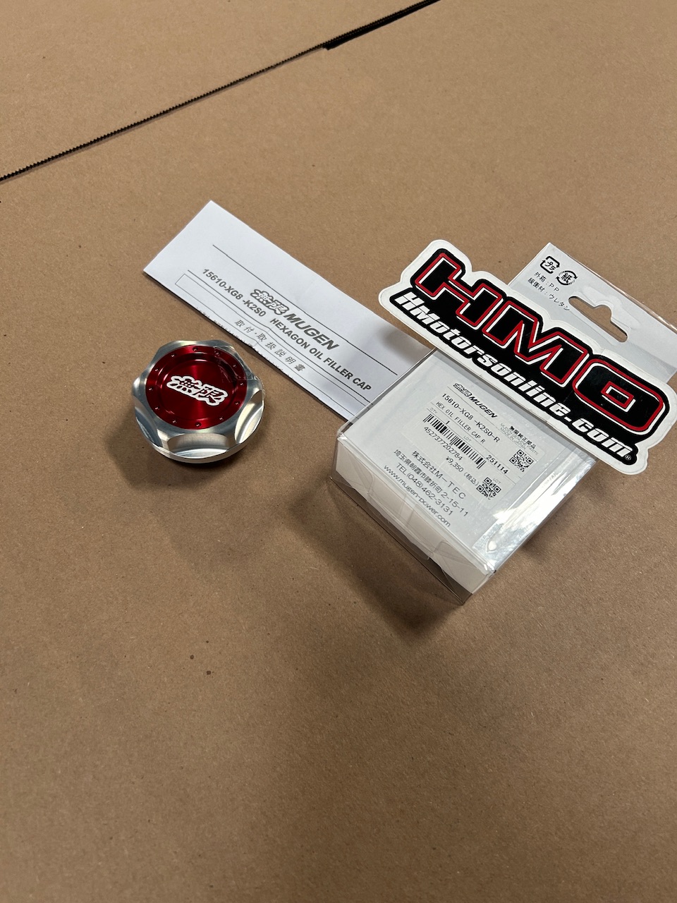 Brand New MUGEN Red Color Hexagon Oil Cap – HMotorsOnline