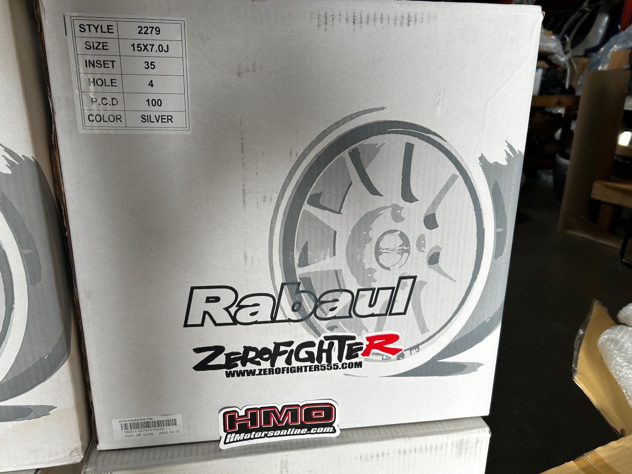 送料E☆ゼロファイターRabaulシルバー 15x7J+35 PCD100/4H☆ラバウル 
