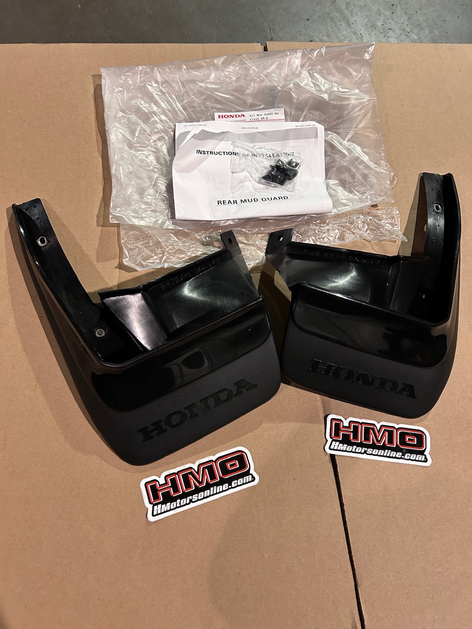 Brand New EF8-EF7 CRX 90-91 Year OEM Rear Mud Guards with Hardware