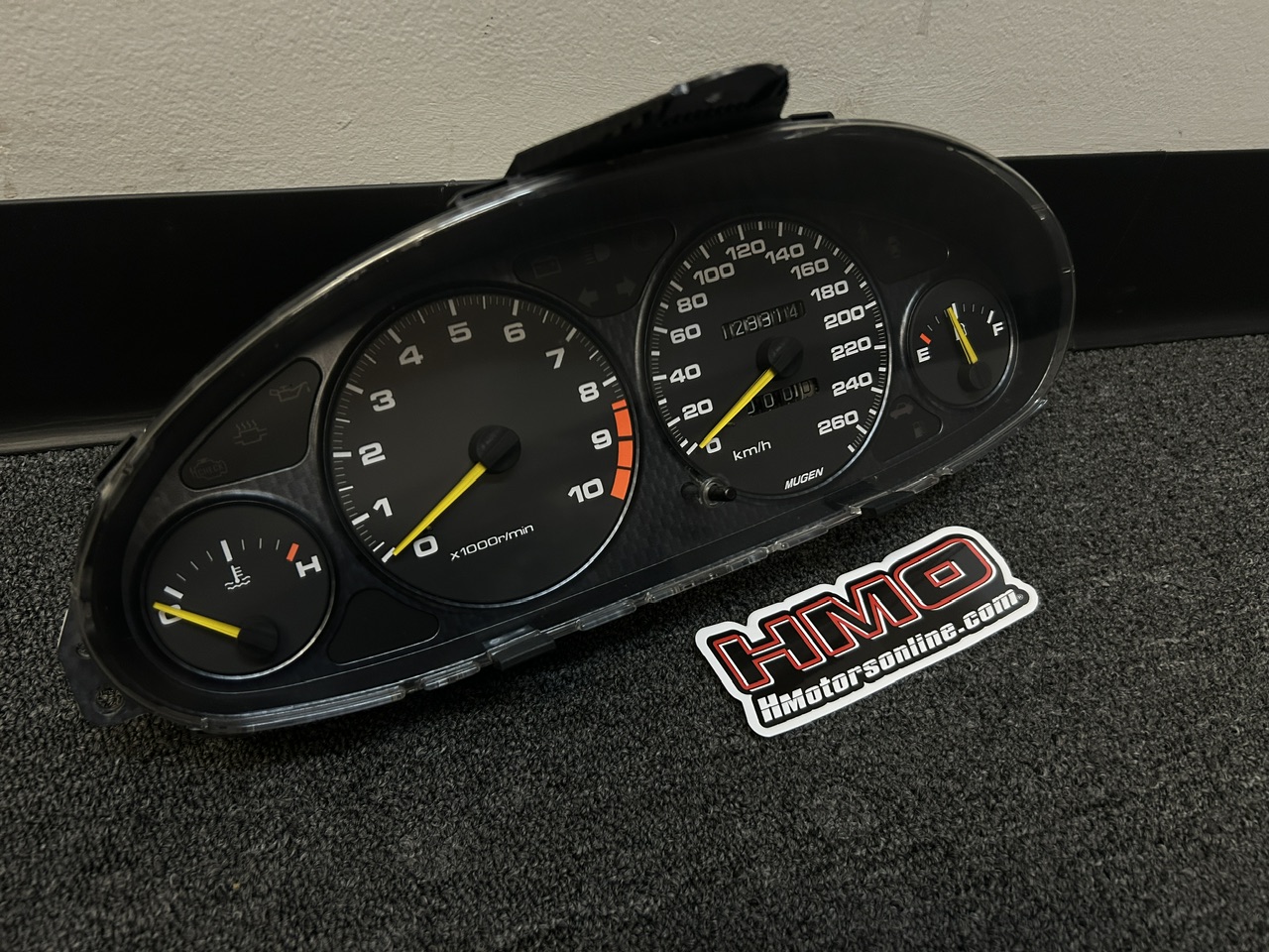 JDM 97 Spec DC2 Integra Type R Gauge Cluster Equipped with a MUGEN