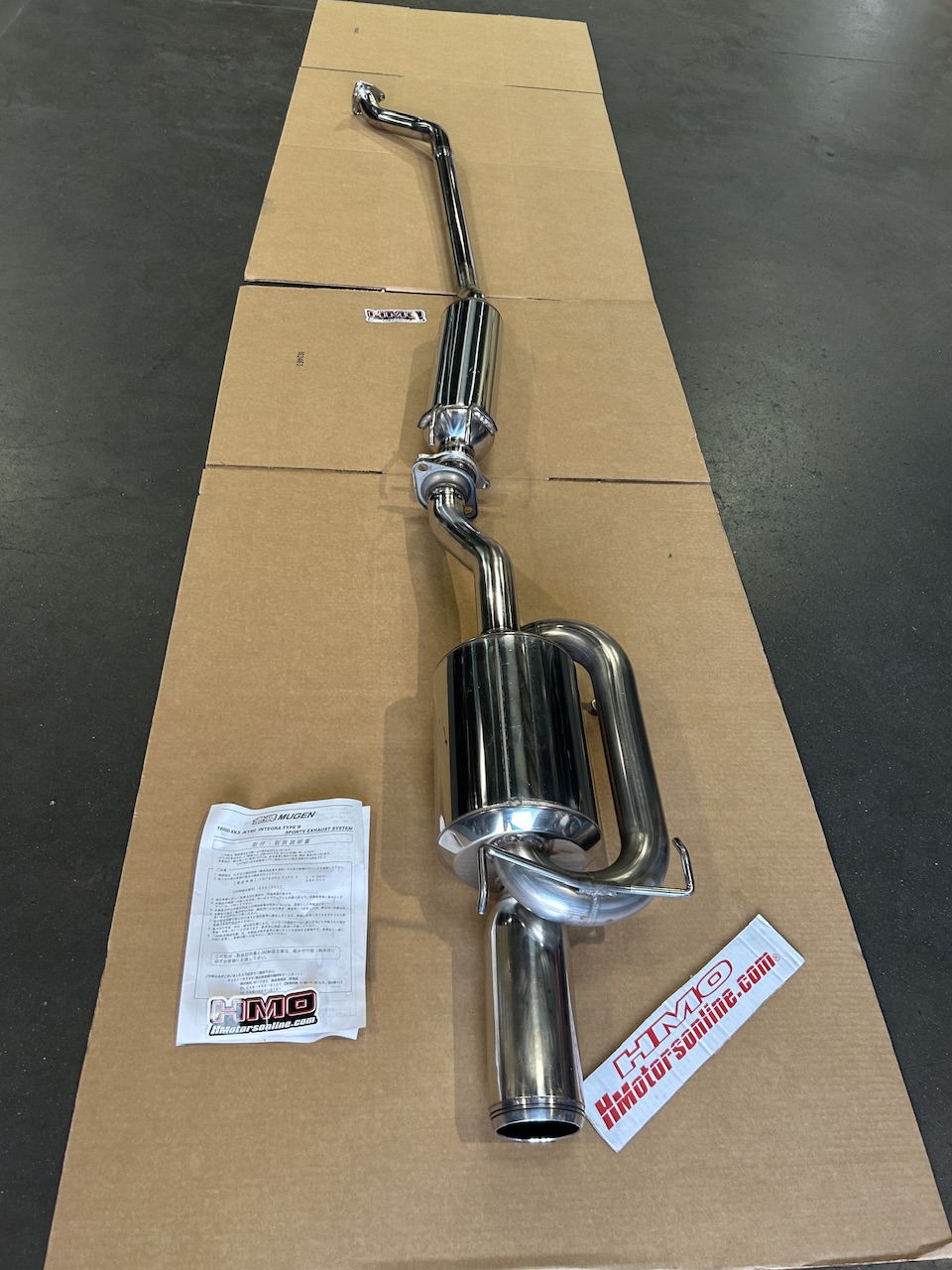 MUGEN DC5 Integra TypeR Twin Loop Muffler with Mugen B-Pipe